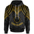 Cook islands Hoodie Polynesian Armor Style Gold Unisex Gold - Polynesian Pride