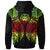 Cook islands Hoodie Polynesian Lion Head Reggae Style - Polynesian Pride