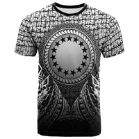 Cook Islands T Shirt Circle Pattern Black Unisex Black - Polynesian Pride