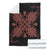 Hawaiian Quilt Maui Plant And Hibiscus Premium Blanket - Coral Black - AH - Polynesian Pride