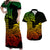 Hawaii Kakau Matching Dress and Hawaiian Shirt Polynesian Flower Tribal Reggae Version LT9 Reggae - Polynesian Pride