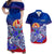 Tahiti Matching Dress and Hawaiian Shirt Polynesian Flower Tribal LT9 Gradient - Polynesian Pride