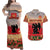 Federated States of Micronesia Veterans Day Matching Dress and Hawaiian Shirt Angel Wing LT9 Red - Polynesian Pride