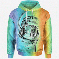 Polynesian Hoodie Couple Style Unisex Blue - Polynesian Pride