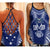 Personalised Toa Samoa Criss Cross Tank Top 685 USO Forever LT7 Female Blue - Polynesian Pride