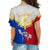 Personalised Philippines Cross Shoulder Shirt Tribal Mix Style LT7 - Polynesian Pride