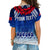 Personalised Samoa Sevens Cross Shoulder Shirt Manu Siva Tau With Ula Fala LT7 - Polynesian Pride