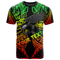 Samoa Polynesian Custom T Shirt Eagle Tribal Pattern Reggae Unisex Reggae - Polynesian Pride