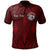 Samoa Polo Shirt Custom Fagaitua High School Polynesian Patterns Unisex Red - Polynesian Pride