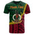 Vanuatu T Shirt Custom Seal of Vanuatu Polynesian Patterns Unisex Green - Polynesian Pride