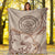 Palau Premium Blanket - Hibiscus Flowers Vintage Style - Polynesian Pride