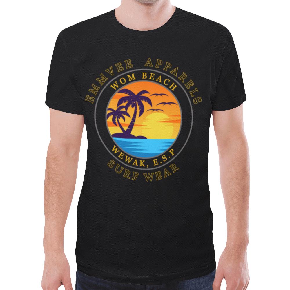 Polynesian All Over Print T Shirt Wom Beach Wewak, E.S.P - Polynesian Pride