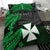 (Custom Personalised) Wallis and Futuna Bedding Set Enjoy Polynesian Flowers Version Green LT13 - Polynesian Pride