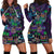 Hawaii Skeleton Dancing Hoodie Dress Halloween Hawaiian Turtle LT13 Purple - Polynesian Pride