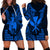 (Custom Personalised) Hawaii Day Kakau Hoodie Dress Proud To Be Hawaiian Blue King Kamehameha and Kanaka Maoli LT13 Blue - Polynesian Pride