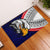 American Samoa Door Mat Bald Eagle with Polynesian Pattern LT9 Blue - Polynesian Pride