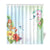 Hawaii Flowers Shower Curtain 177 x 172 (cm) White - Polynesian Pride