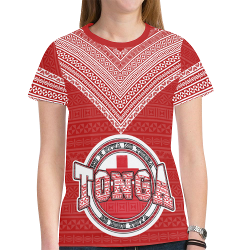 Tonga T Shirt Tonga Flag and Tapa Pattern - Polynesian Pride