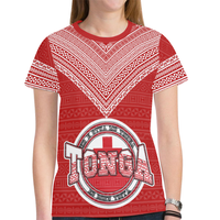 Tonga T Shirt Tonga Flag and Tapa Pattern - Polynesian Pride
