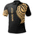 Hawaii Custom Polo Shirt Hawaii Tatau Gold Patterns Unisex Black - Polynesian Pride