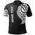 Samoa Custom Polo Shirt Samoan Tatau White Patterns Unisex Black - Polynesian Pride