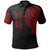 Wallis and Futuna Polo Shirt Wallis and Futuna Tatau Red Patterns Unisex Black - Polynesian Pride