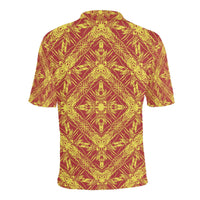 Polynesian Polo Shirt Orange - Polynesian Pride