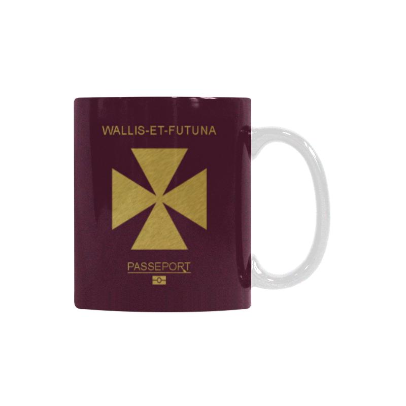 Wallis and Futuna Passport White Mug - Polynesian Pride