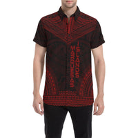 Marquesas Islands Polynesian Chief Shirt - Red Version - Polynesian Pride