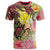 Kanaka Maoli T Shirt Flowers Tropical With Sea Animals Unisex Pink - Polynesian Pride