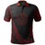 Marshall Islands Polo Shirt Red Polynesian Patterns Sport Style Unisex Black - Polynesian Pride