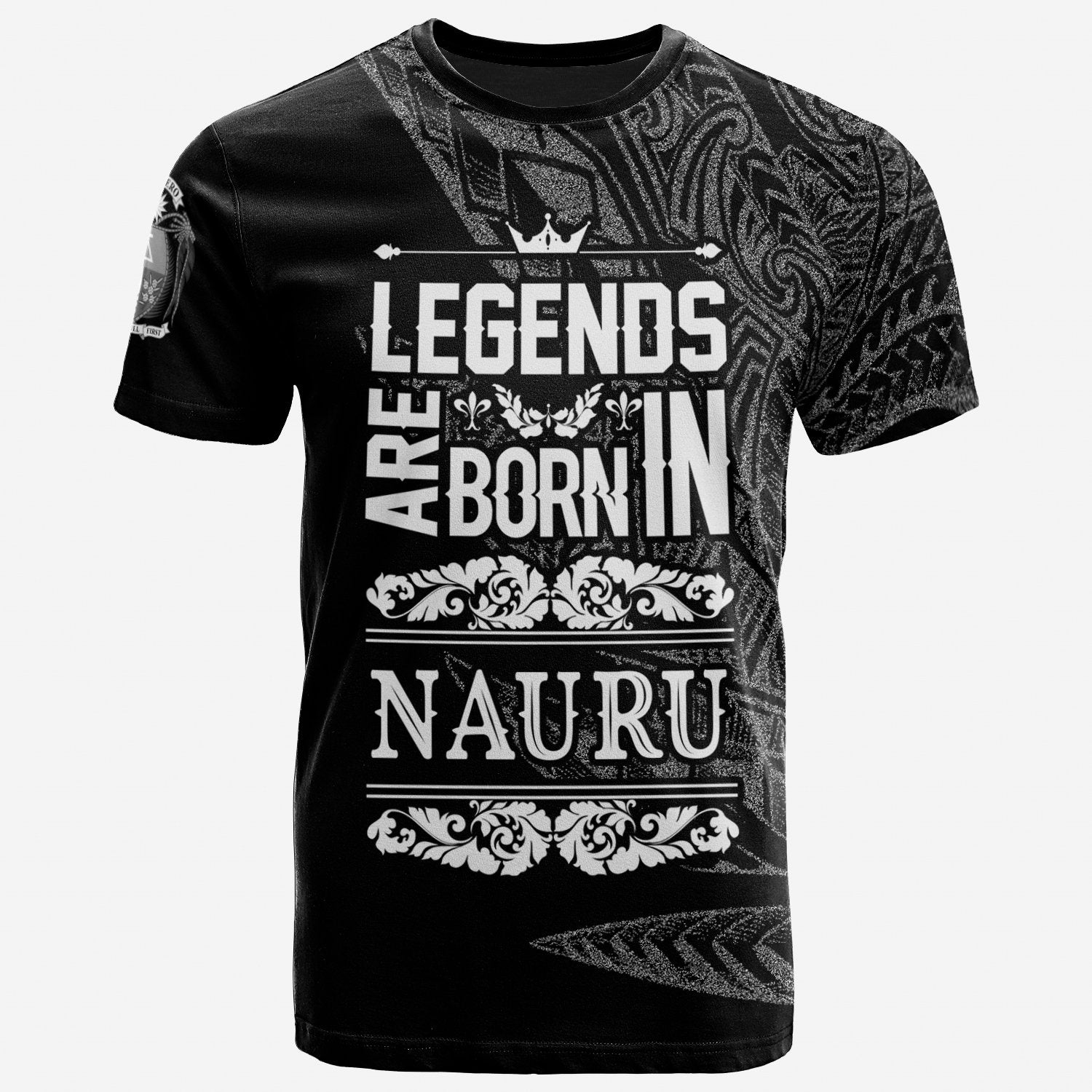 Nauru T Shirt Legends Are Born In White Color Unisex Art - Polynesian Pride