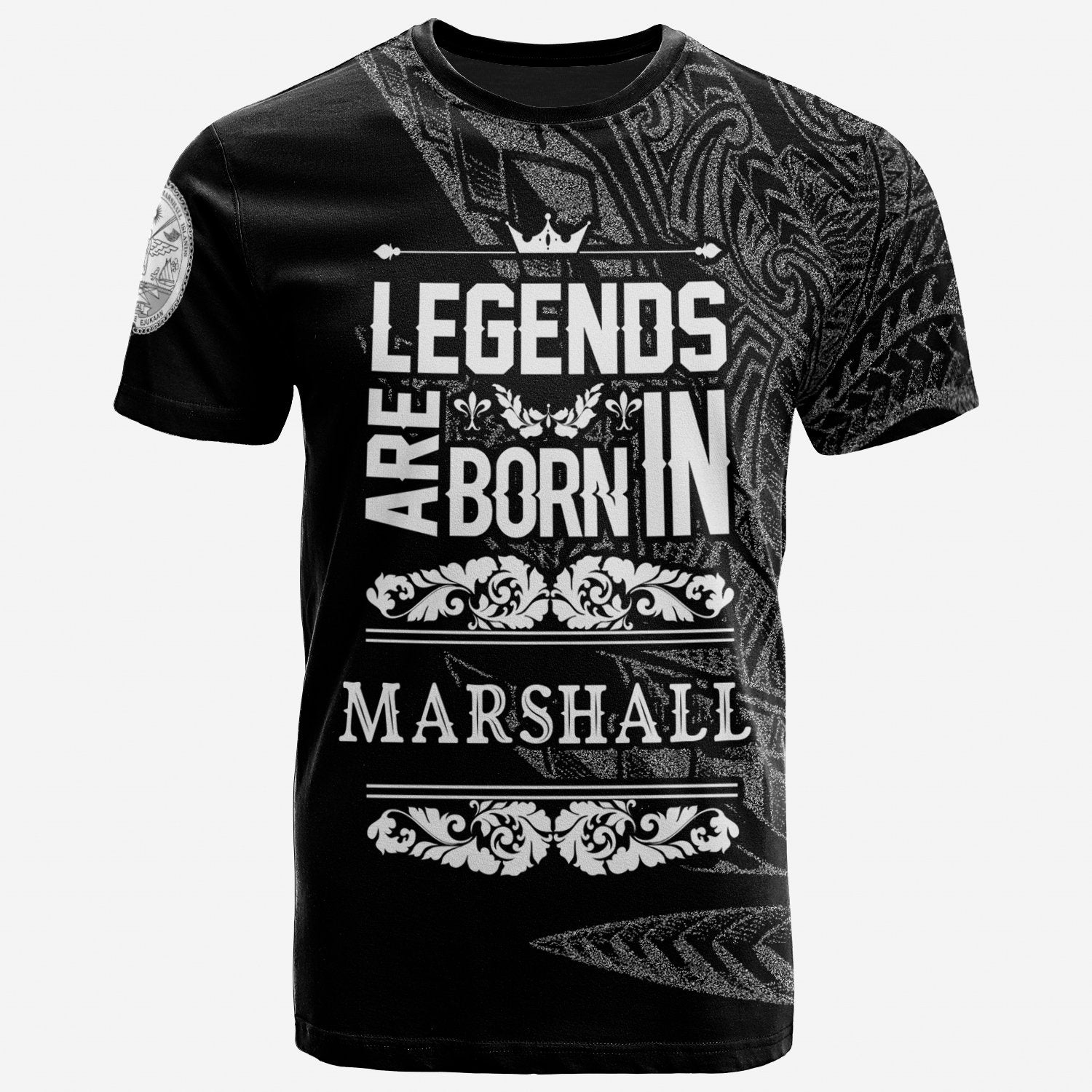 Marshall Islands T Shirt Legends Are Born In White Color Unisex Art - Polynesian Pride