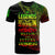 Wallis & Futuna T Shirt Legends Are Born In Reggae Color Unisex Reggae - Polynesian Pride