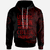 Chuuk State Hoodie Legends Are Born In Red Color Unisex Red - Polynesian Pride