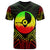 Yap State T Shirt Yap State Seal Tribal Reggae Color Patterns Unisex Black - Polynesian Pride