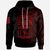 Tuvalu Hoodie Legends Are Born In Red Color Unisex Red - Polynesian Pride