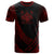 Fiji T Shirt Red Polynesian Patterns Sport Style Unisex Black - Polynesian Pride