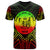 Niue T Shirt Niue Seal Tribal Reggae Color Patterns Unisex Black - Polynesian Pride