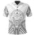 Marshall Polo Shirt Marshall Seal Tribal Patterns Unisex White - Polynesian Pride