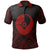 Yap State Polo Shirt Yap State Seal Red Tribal Patterns Unisex Black - Polynesian Pride