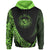 Hawaii Hoodie Green Polynesian Patterns Sport Style Unisex Black - Polynesian Pride