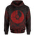 Yap State Hoodie Yap State Seal Red Tribal Patterns Unisex Black - Polynesian Pride