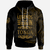 Tonga Hoodie Legends Are Born In Gold Color Unisex Gold - Polynesian Pride