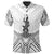 Vanuatu Polo Shirt Vanuatuan Seal Tribal Patterns Unisex White - Polynesian Pride