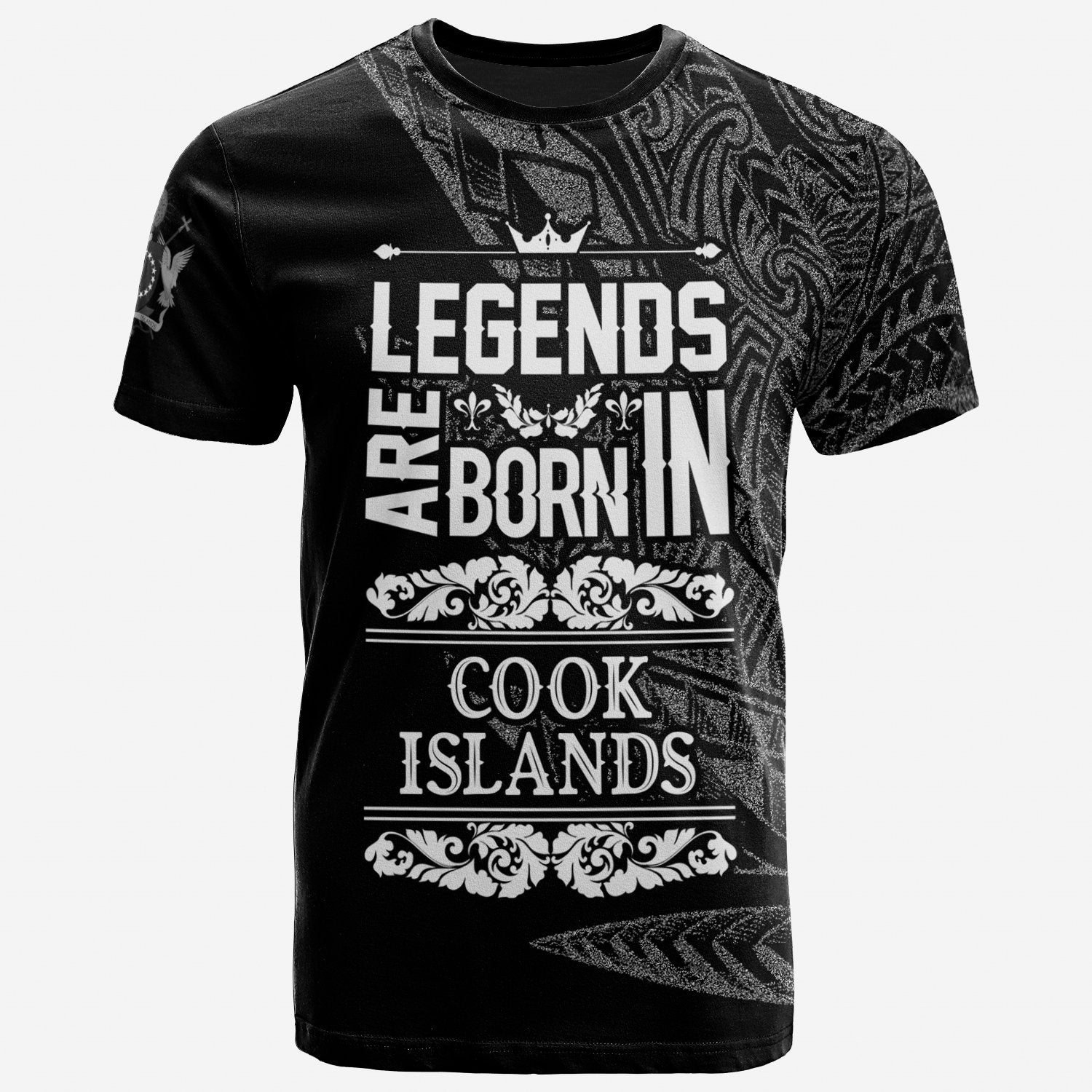 Cook Islands Polo Shirt Legends Are Born In White Color Unisex White - Polynesian Pride