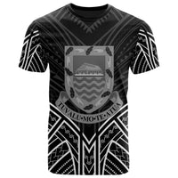 Tuvalu T Shirt Tuvaluan Seal Tribal Black Color Patterns Unisex Black - Polynesian Pride