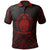 Nauru Polo Shirt Nauru Seal Red Tribal Patterns Unisex White - Polynesian Pride