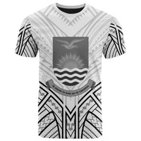 Kiribati T Shirt Kiribati Seal Tribal Patterns Unisex Black - Polynesian Pride