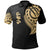 Yap State Polo Shirt Yap State Tatau Gold Patterns Unisex Black - Polynesian Pride